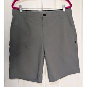 Orvis Lightweight Tech Shorts Men's 34 Gray Cargo Utility Stretch Hiking (917)
